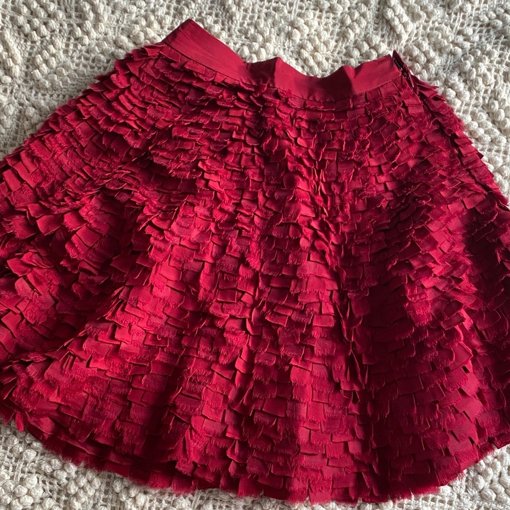 Adam Lippes hand sewn silk skirt